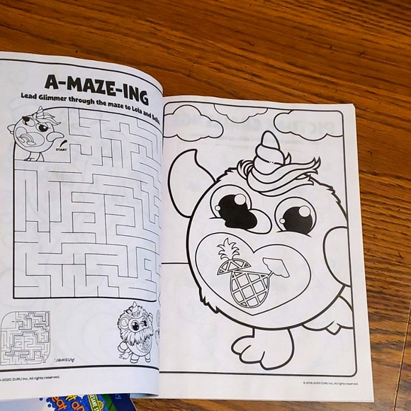 4 New Reading/Coloring/Flashcards-RainBoCorns-Bert&Ernie-Sesame Street-Landmarks - Picture 12 of 14